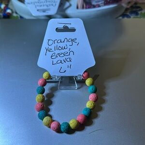 Hand Crafted Lava Stretch Bracelet